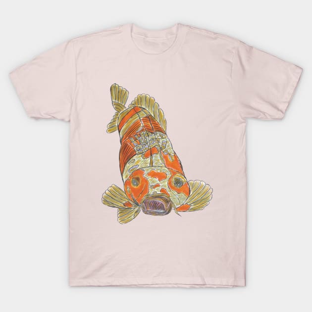 Koi Fish T-Shirt by Maries Papier Bleu